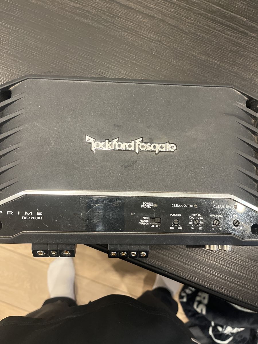 Rockford fosgate R2 1200x1 amplifier for car or tr