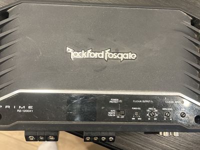 Rockford fosgate R2 1200x1 amplifier for car or tr