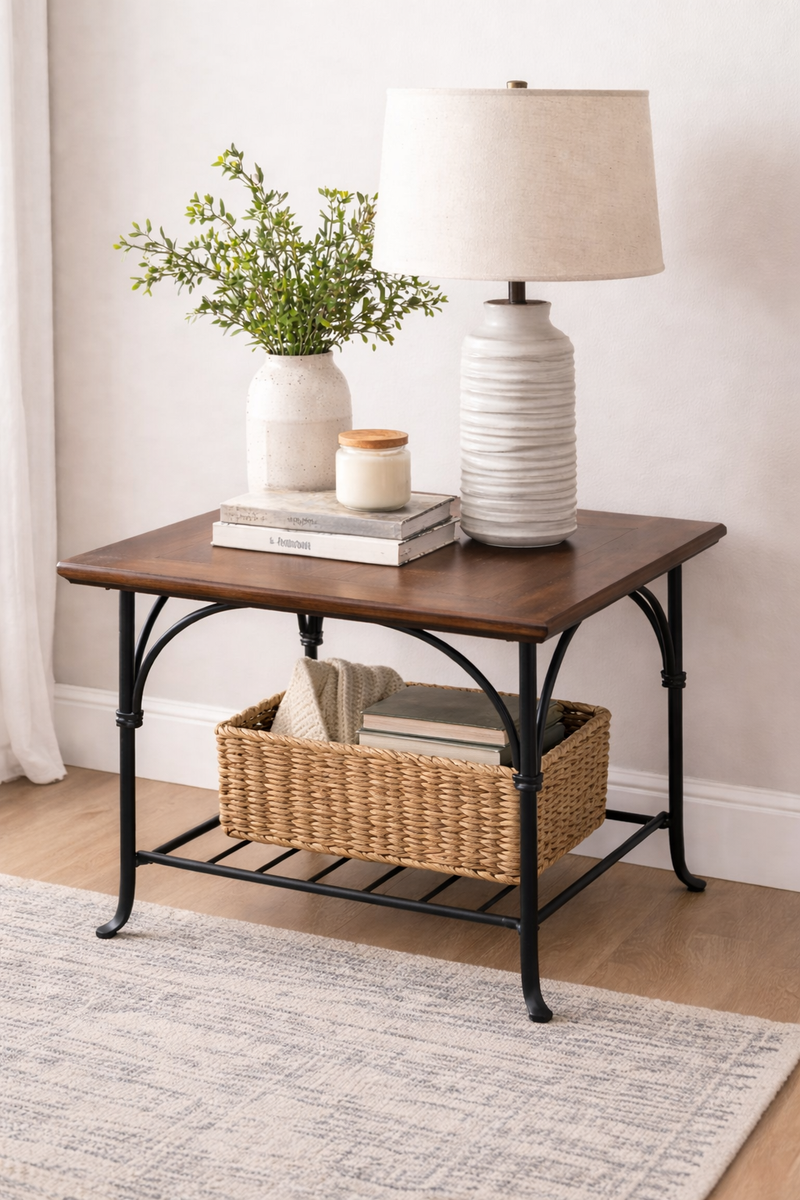 Walnut Accent Table