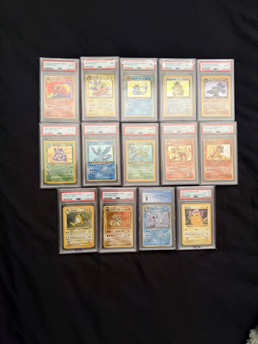 Vintage PSA Graded Pokémon Cards