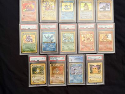 Vintage PSA Graded Pokémon Cards