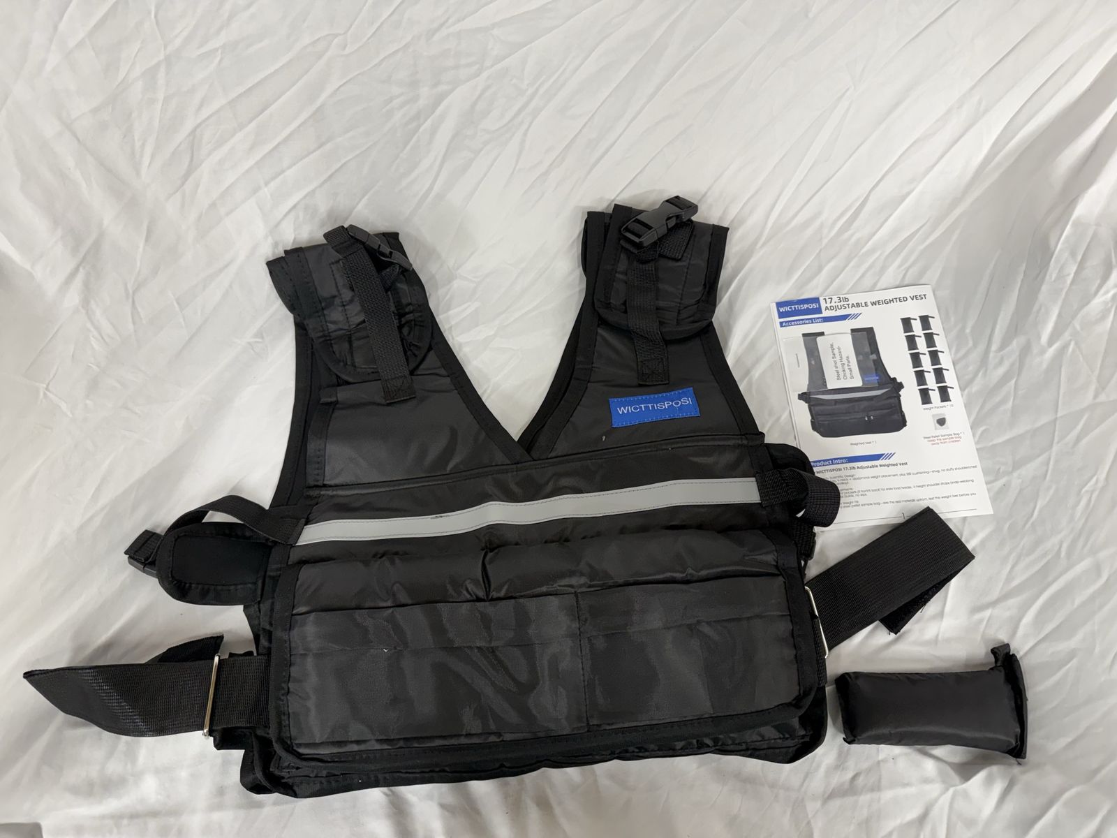 Adjustable Weighted Vest 3–17 lbs Workout Training Vest