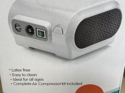 Nebulizer Compressor System - Latex-Free, Easy to Clean, All Ages Kit