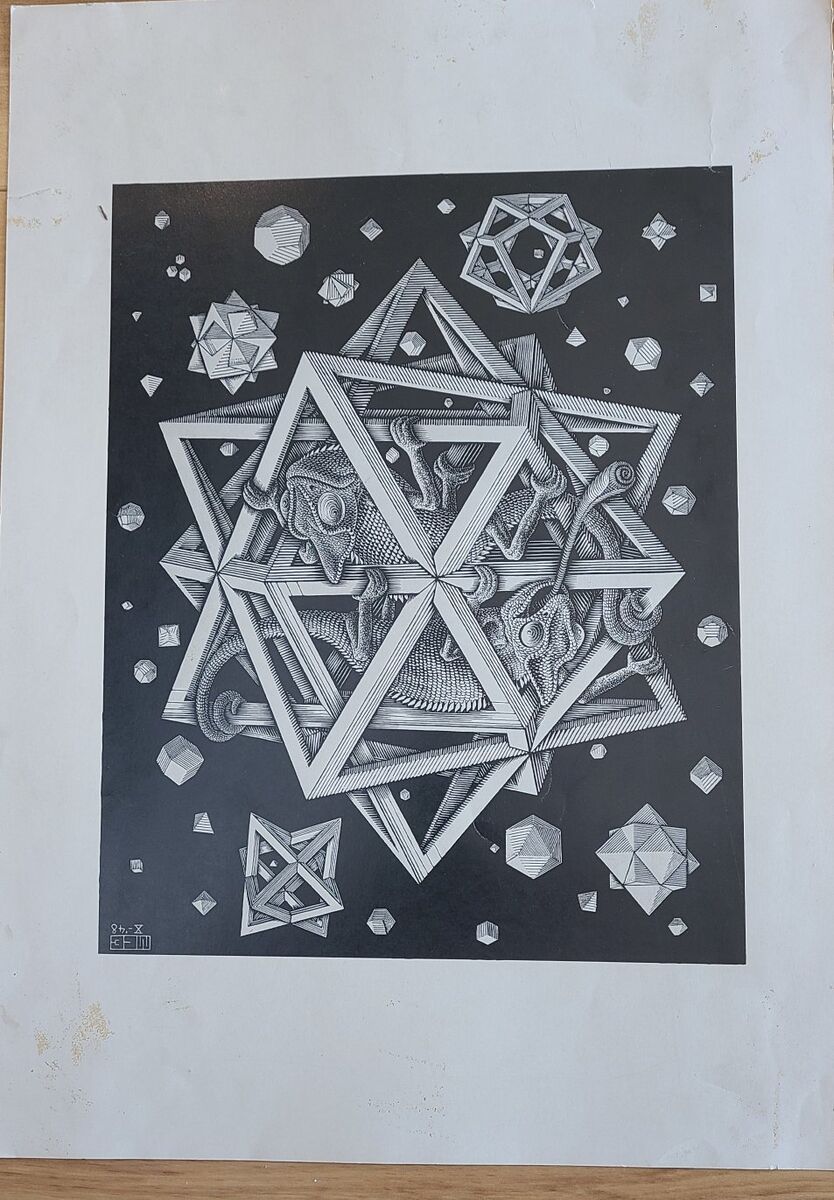 13 Vintage Escher Prints