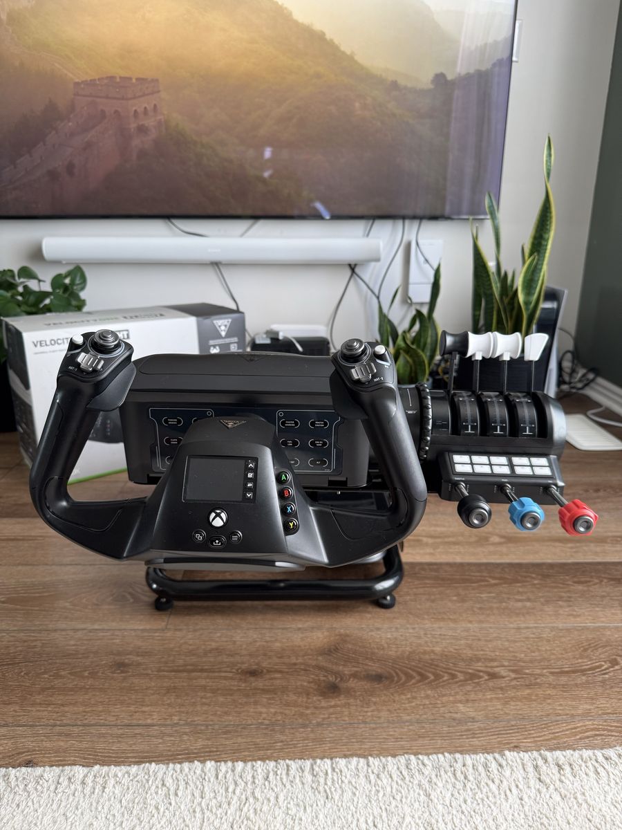 Turtle Beach VelocityOne Flight Stick & Rudder Pedals for PC/Xbox - Black, Complete Set