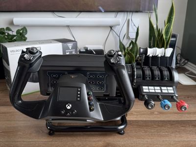 Turtle Beach VelocityOne Flight Stick & Rudder Pedals for PC/Xbox - Black, Complete Set