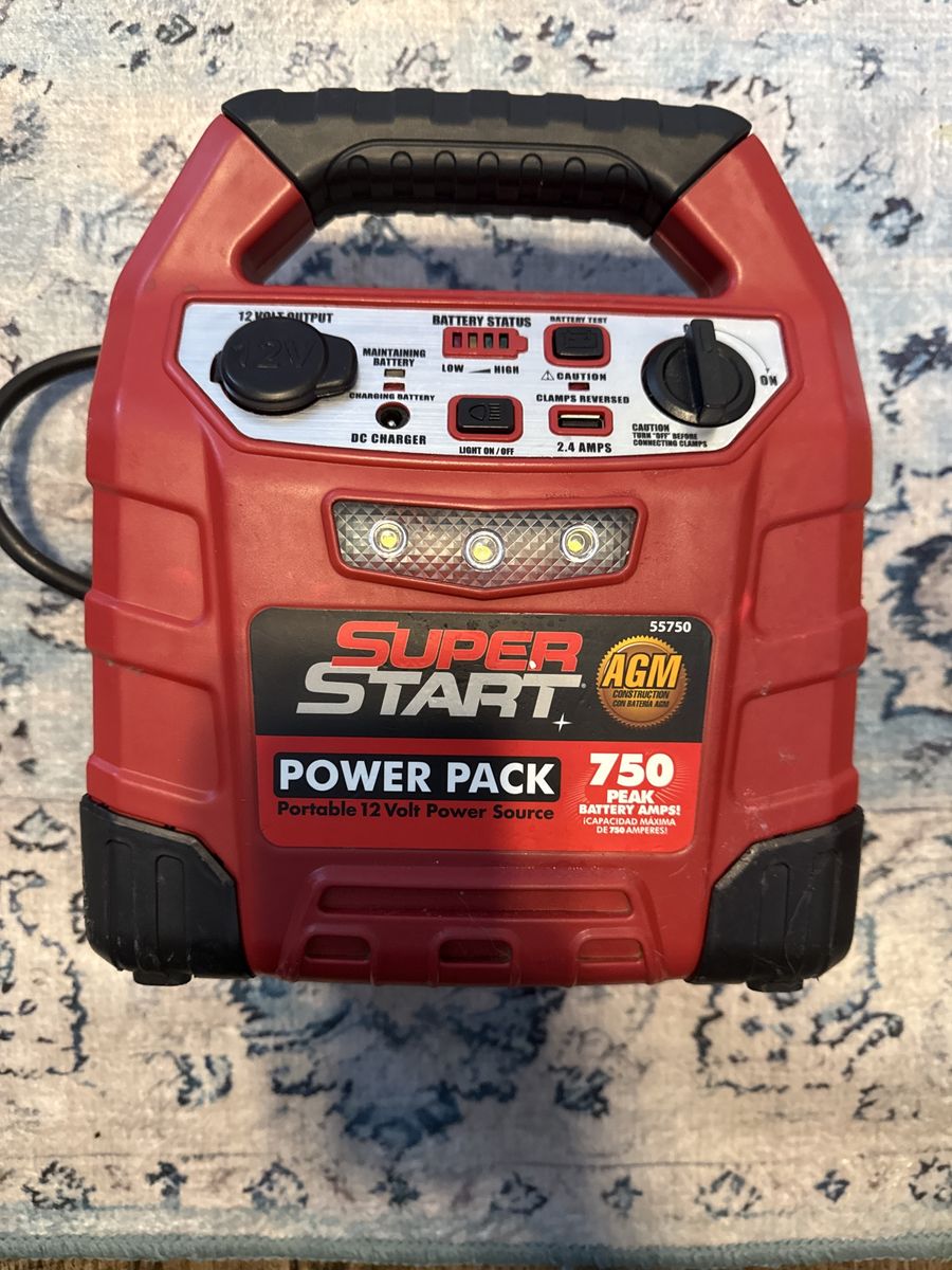 Portable Jump Starter - 750 Peak Amps