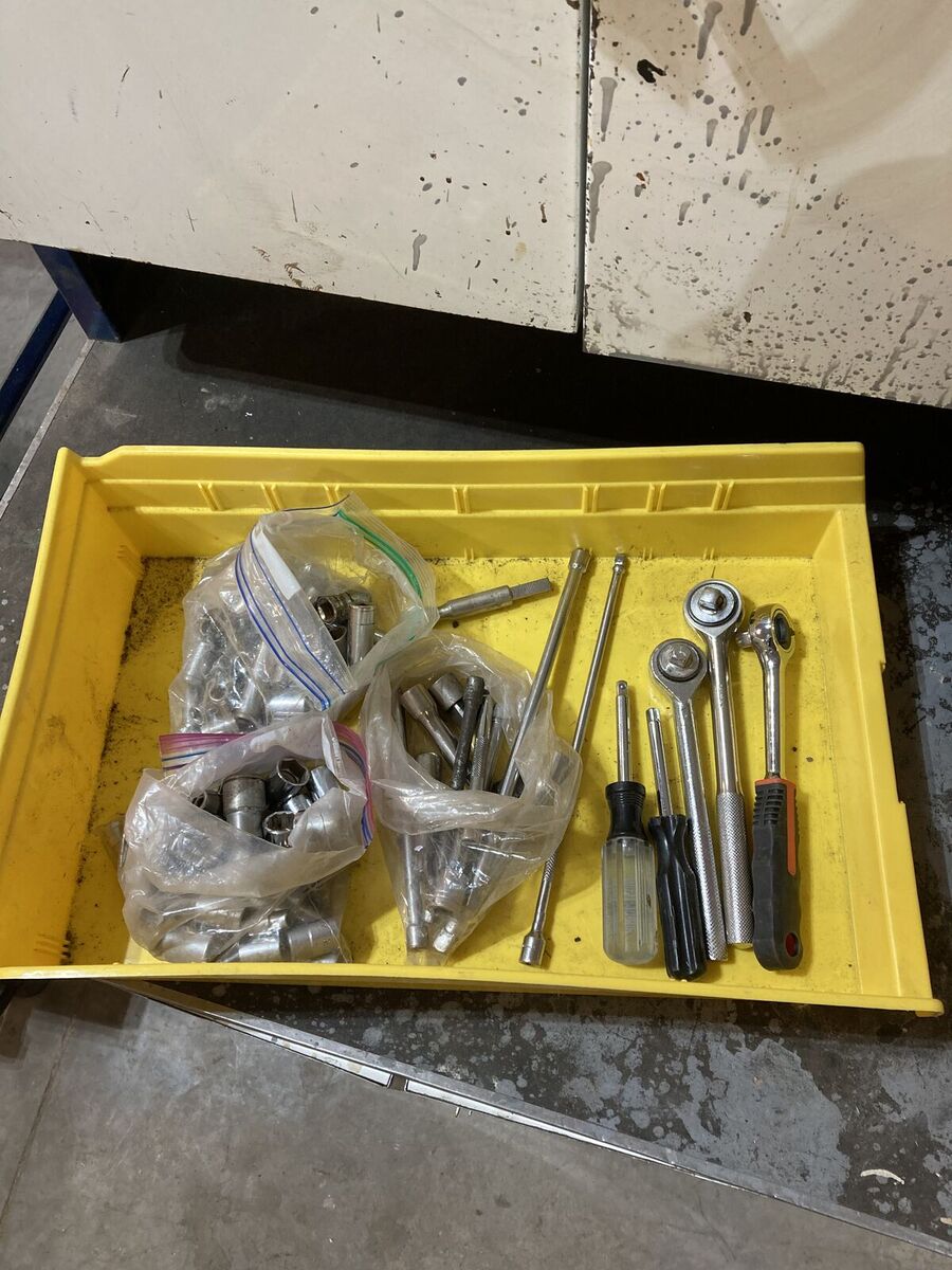 Ratchets, extensions, sockets.