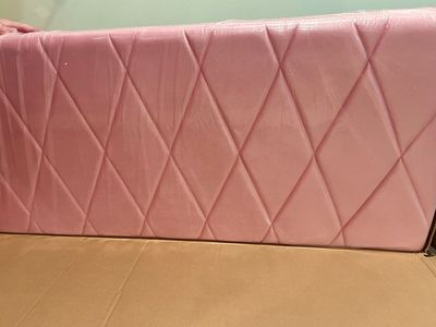 New Pink Full Size Platform Bed Frame