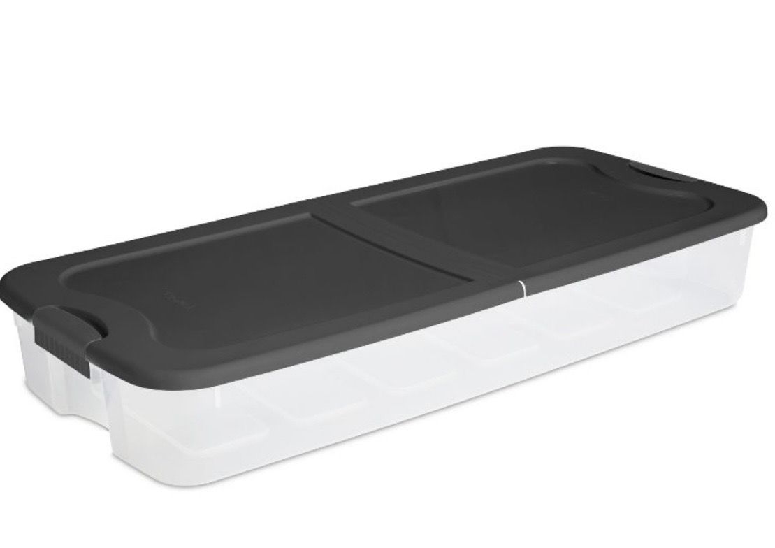 Sterlite 74Qt Storage Tote, Under Bed Storage