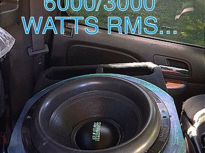 Sundown Audio XV4 15" Dual 1-Ohm 3000W RMS Subwoofer in Harmony Audio Vented Box