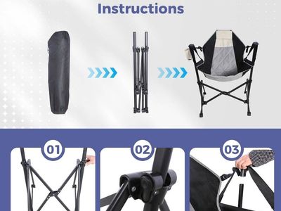 New Hammock Camping Chair, Swinging Portable Folding Camp Chair