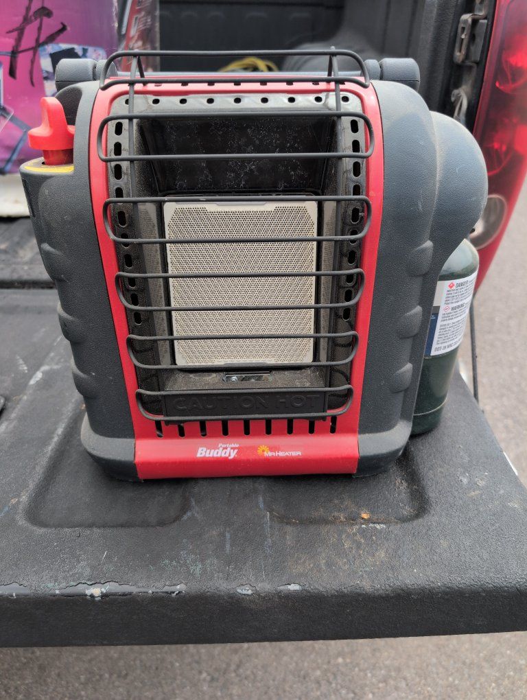 Portable Buddy Mr. Heater MH9BX Propane Radiant Heater - Red/Black