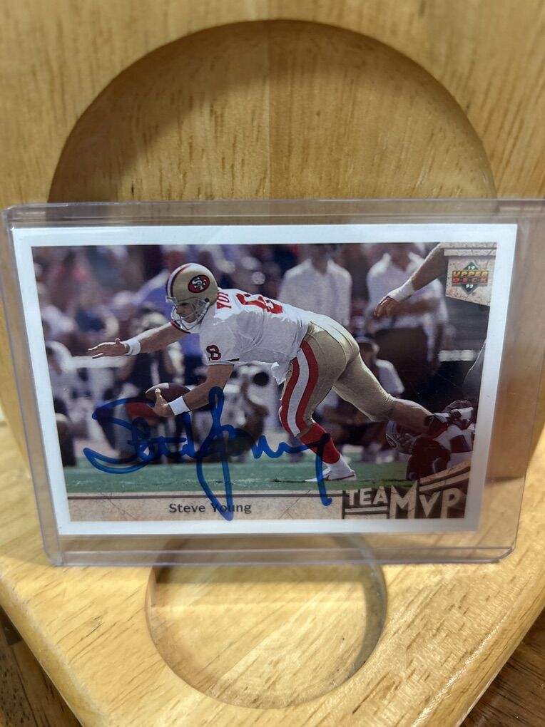 Steve Young Upper Deck Auto San Fransico 49ers NFL