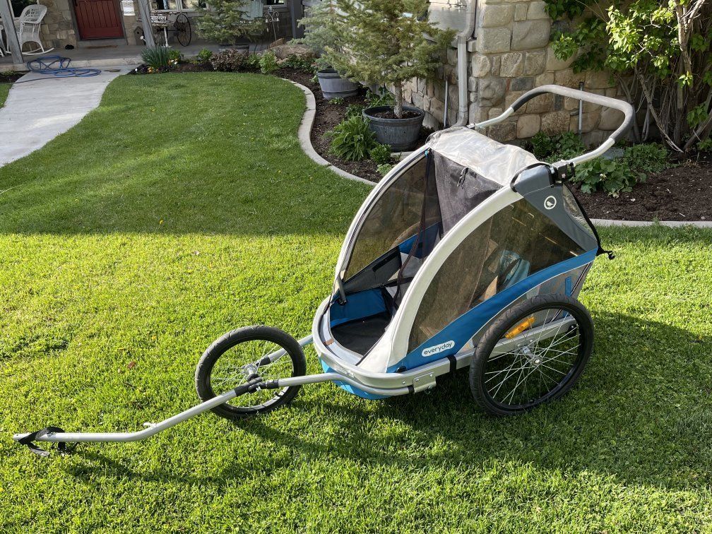 Everyday Traveler 2-in-1 Bike Trailer & Stroller –