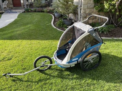 Everyday Traveler 2-in-1 Bike Trailer & Stroller –