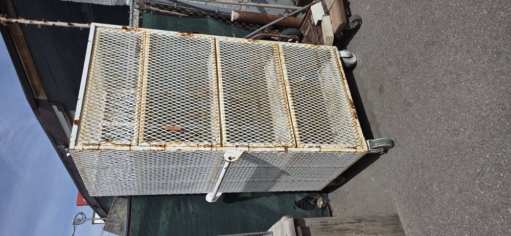 athletic equipment cage