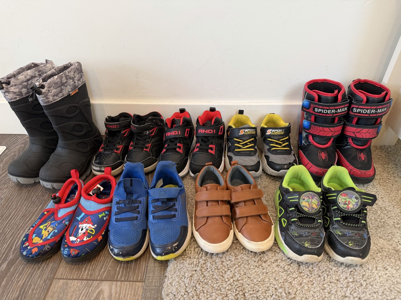 Assorted Kids Shoes 9 (All for $20)