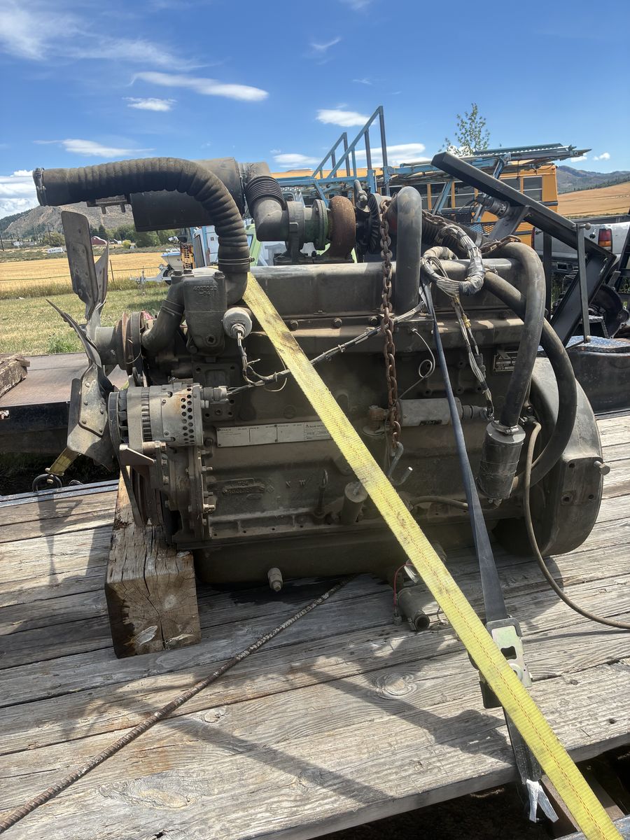 Allis Chalmers turbo diesel engine.