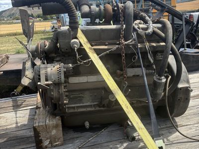 Allis Chalmers turbo diesel engine.