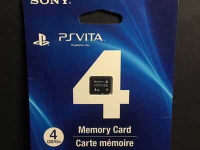 PS Vita 4gb Memory Sealed