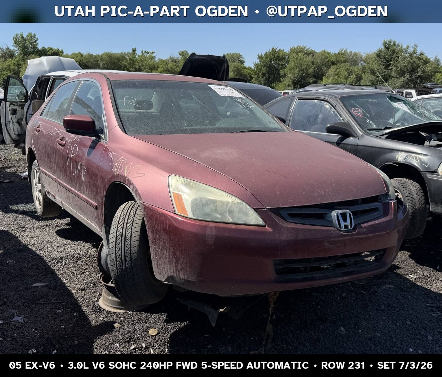 2005 Honda EX-V6 Parts - UTPAP Ogden