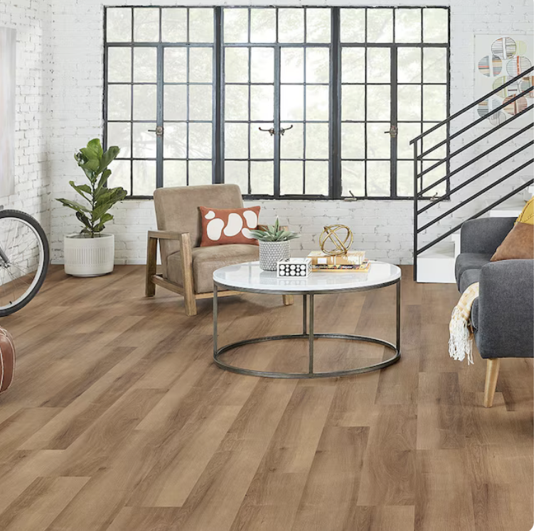 STAINMASTER Vernon Hickory Waterproof Luxury Vinyl Plank Flooring