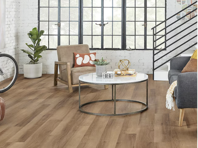 STAINMASTER Vernon Hickory Waterproof Luxury Vinyl Plank Flooring