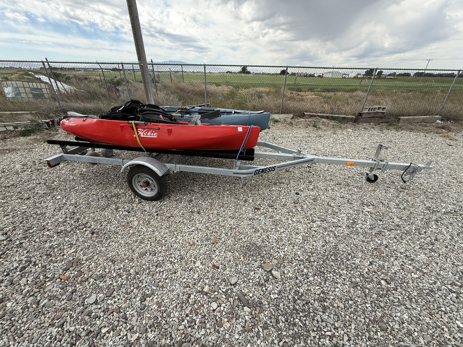 Hobie Mirage Sport Kayak x2, Genesis trailer