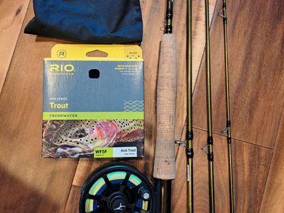 Backpacking fly rod with carrier case