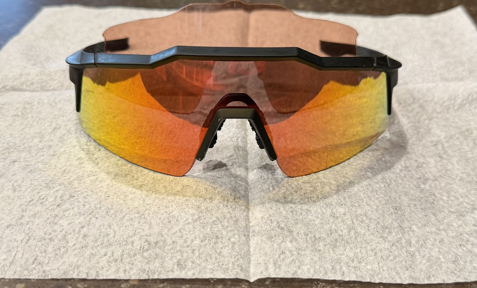 100% SPEEDCRAFT® SL Soft Tact Black HiPER® Red Multilayer Mirror Lens