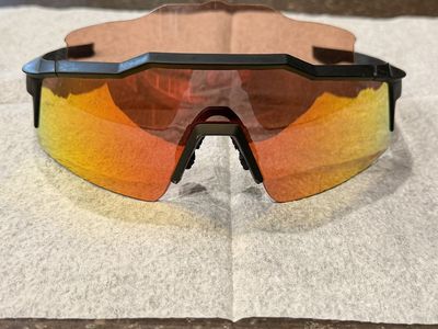 100% SPEEDCRAFT® SL Soft Tact Black HiPER® Red Multilayer Mirror Lens