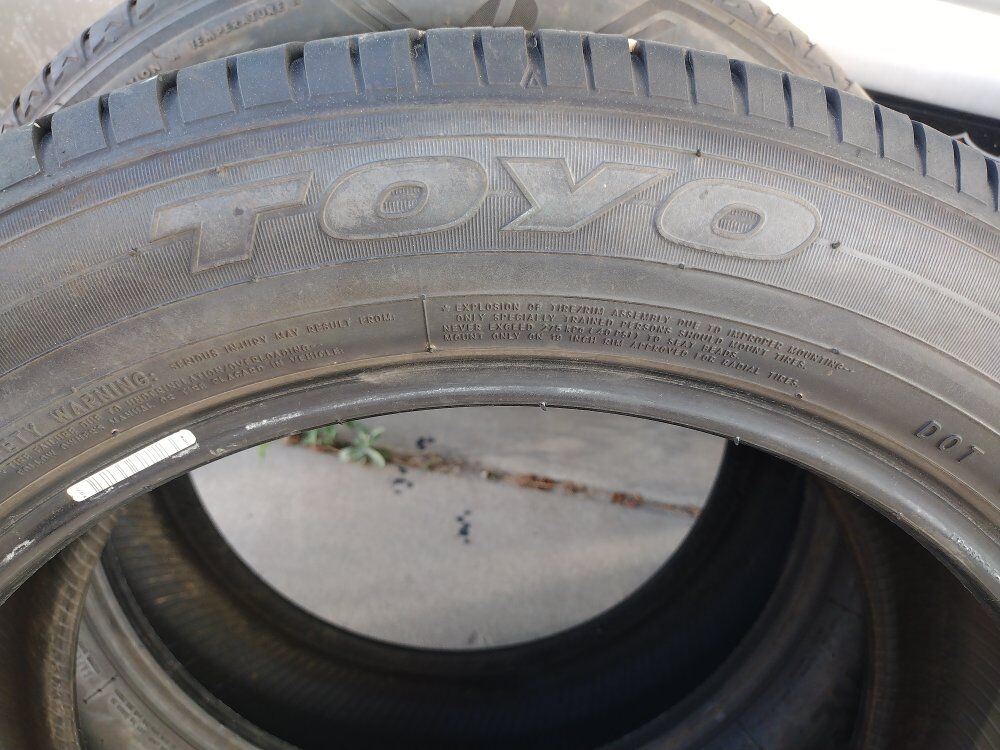 225/55/R19 pair of toyo tires