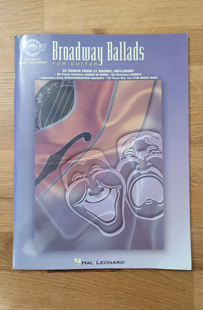 Broadway Ballads for Guitar Book