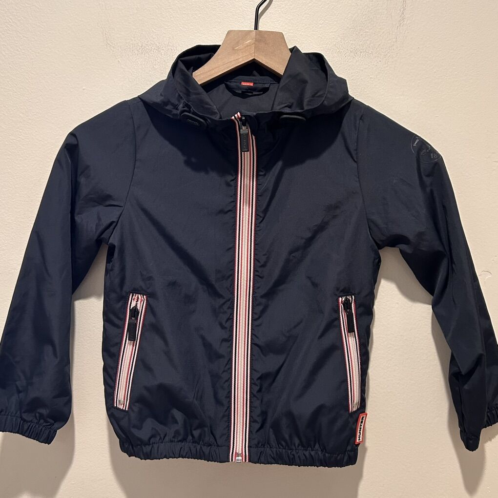 Hunter Navy Blue Original Shell Kids Rain Coat
