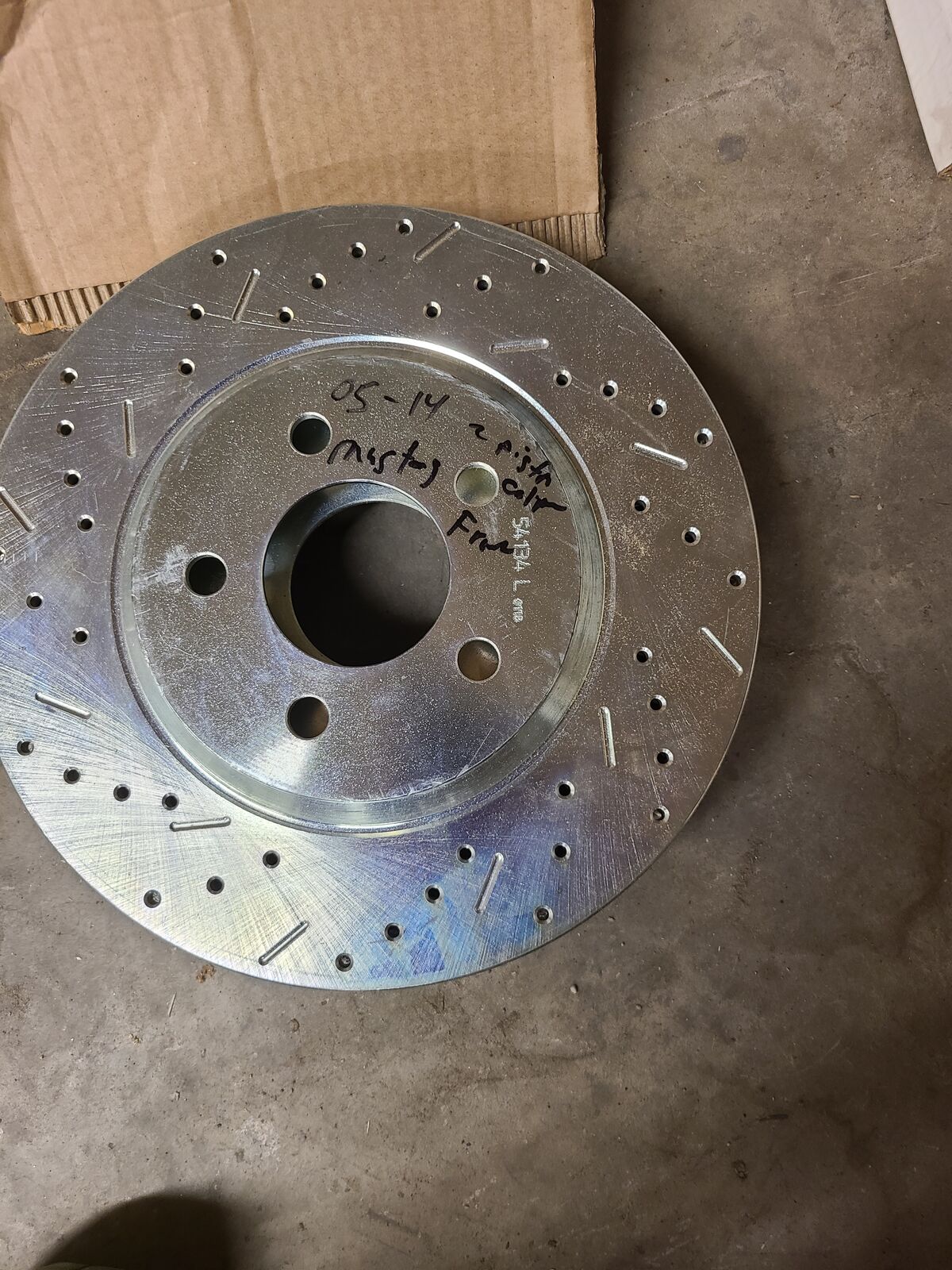 05-14 Mustang front rotors