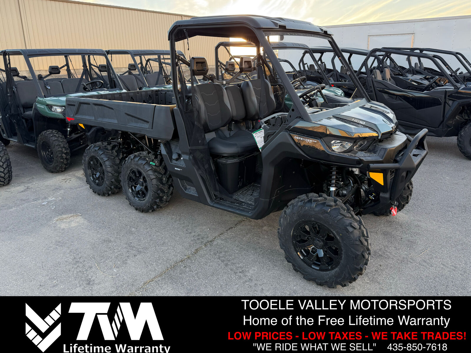 2026 Can-Am Defender XT 6x6 W/LIFETIME WARRANTY