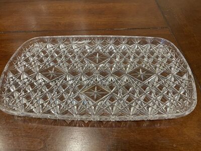 Vintage 1963 Trelawney Lucite Plastic Tray