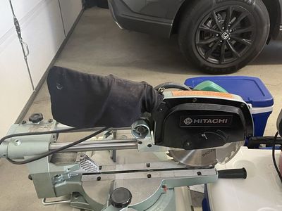 Hitachi C10FS Miter Saw - 10-inch, Sliding Compound, 12 Amp, Electric Corded