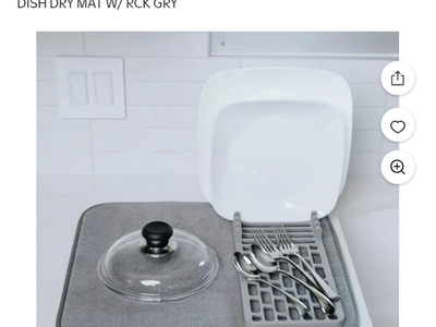 Cuisinart dish drying rack with matt