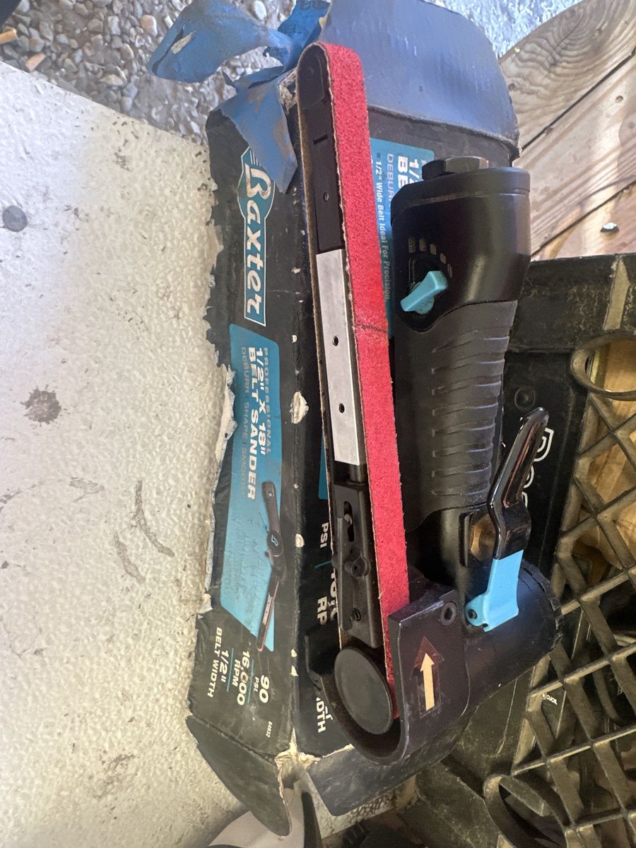 Baxter belt sander
