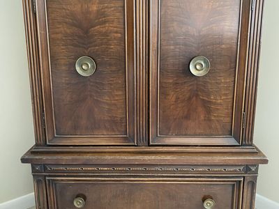 Walnut hutch, three shelves and one deep drawer 1962'