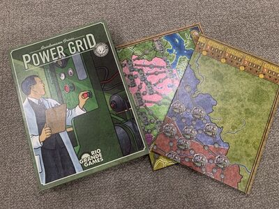 Power Grid Board Game With Benenlux Russia Japan