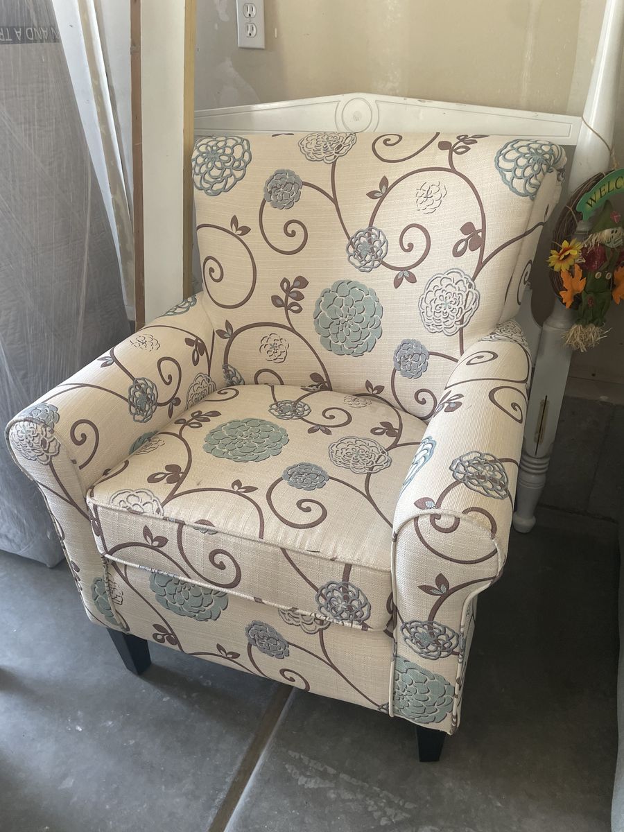 Floral chair