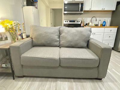 Gray loveseat $100 OBO