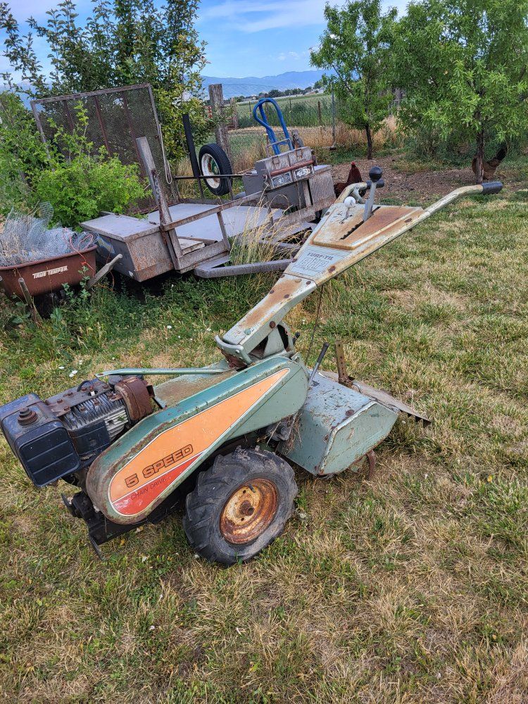 Vintage Turf-Til Rear Tine 5 Speed Rototiller