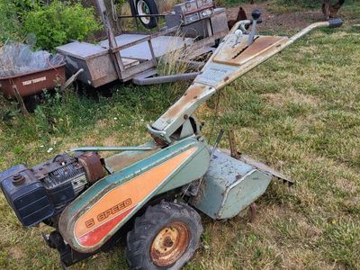 Vintage Turf-Til Rear Tine 5 Speed Rototiller