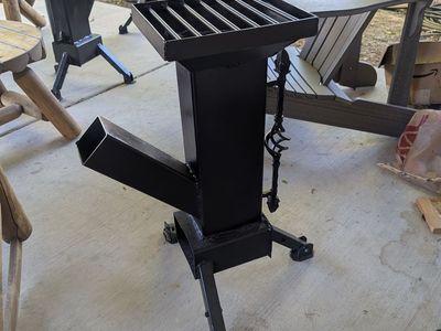 Emergency preparedness cooking rocket stove