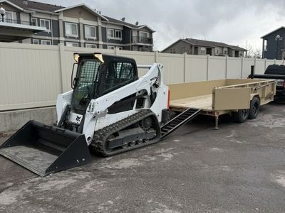 Move Dirt & Haul Debris Fast – Track Skid and Dump Trailer Rental Combo
