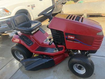 Toro wheel horse riding lawn mower
